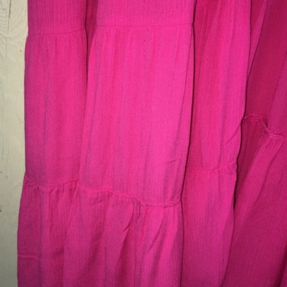 Crinkle Gauze Torrid  2X Cardigan Kimono / Swim Cover Up PINK Barbiecore - Picture 8 of 10